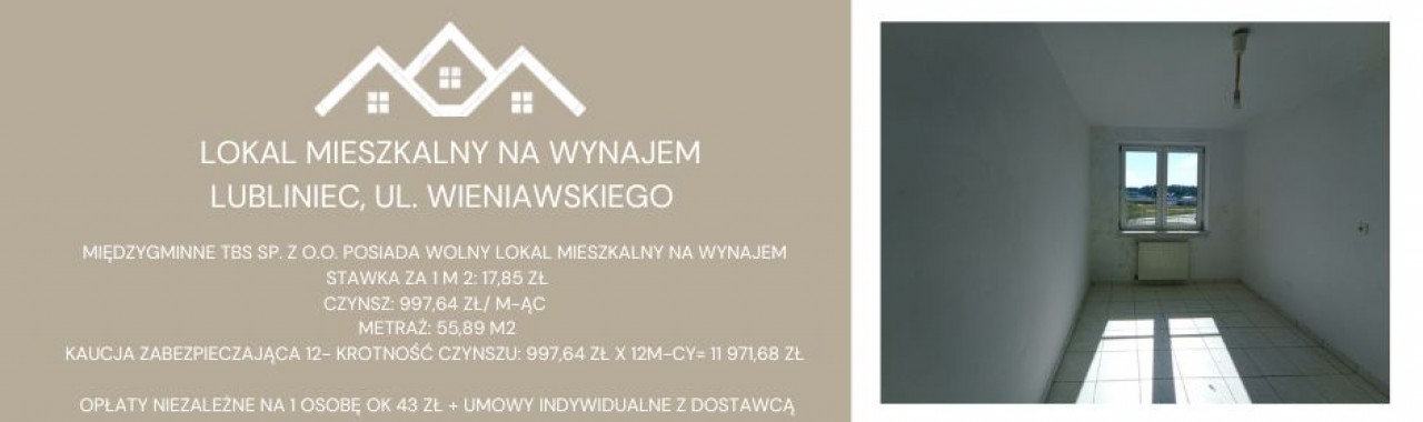 Lokal na wynajem przy ul. Wieniawskiego 4/6 w Lublińcu 