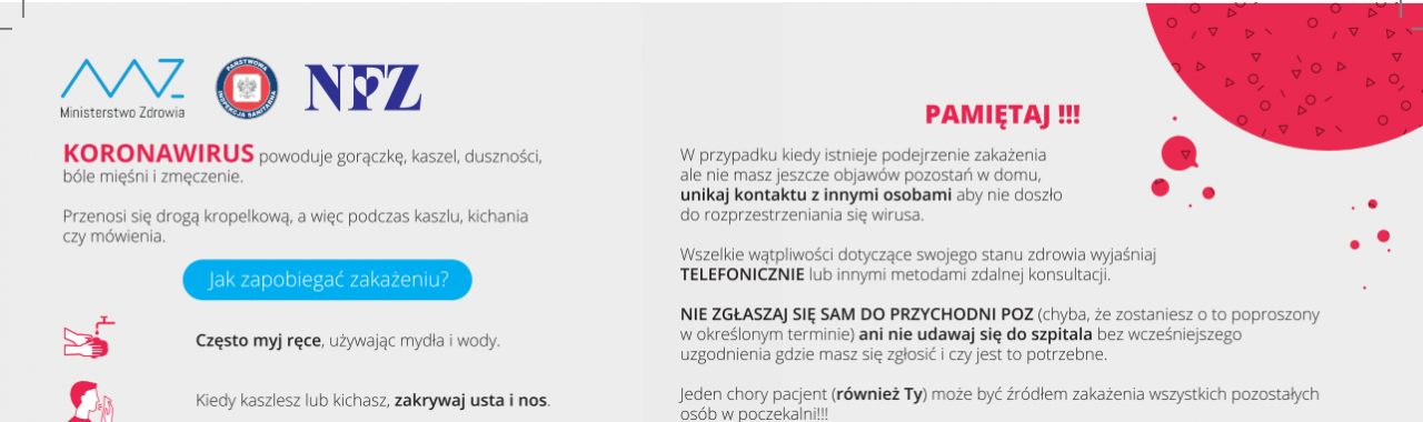 Koronawirus - Informacje dla mieszkańców