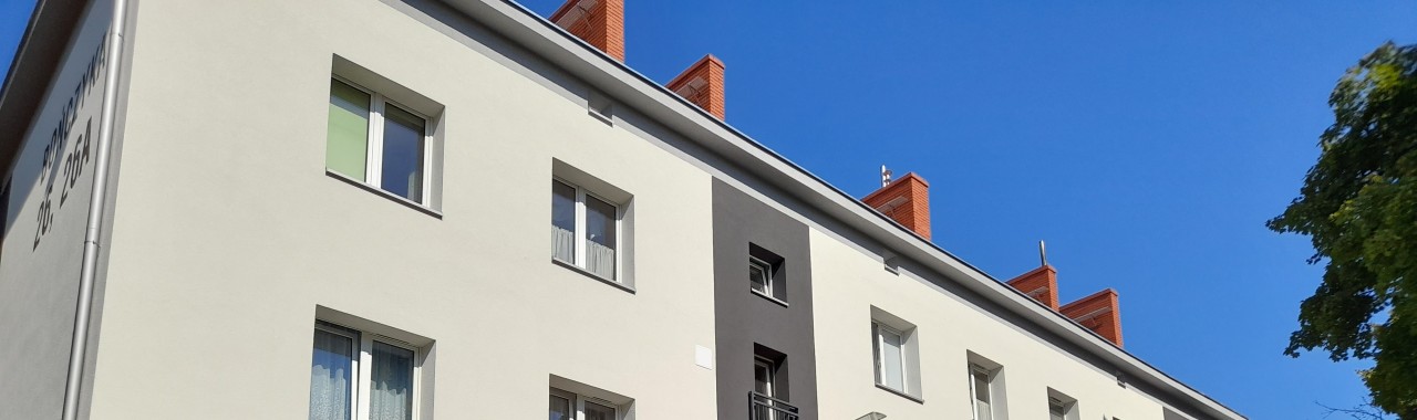 Postęp prac termomodernizacyjnych budynku przy ul. Bończyka 26-26a w Tarnowskich Górach