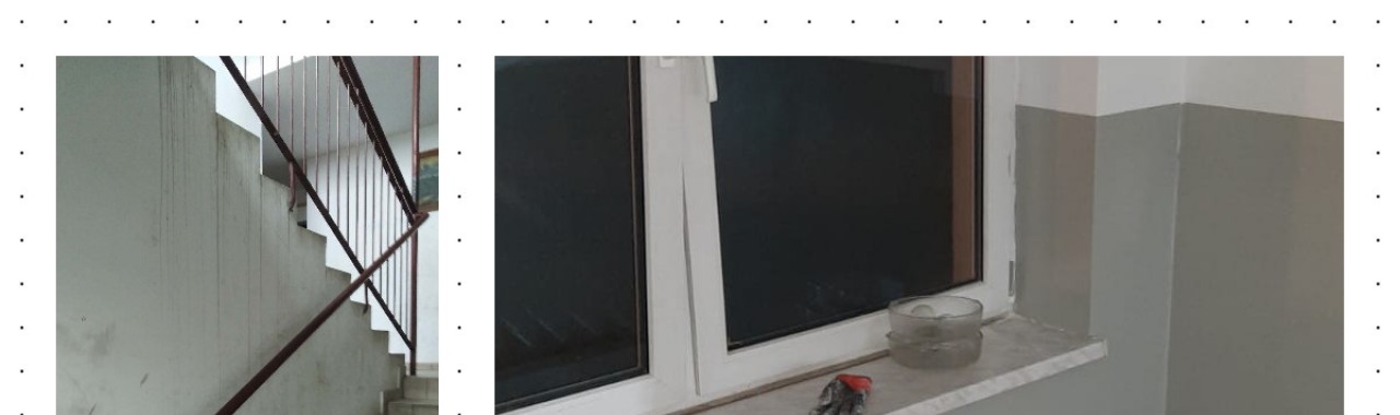 Wieniawskiego 4-4b Lubliniec - malowanie klatek schodowych