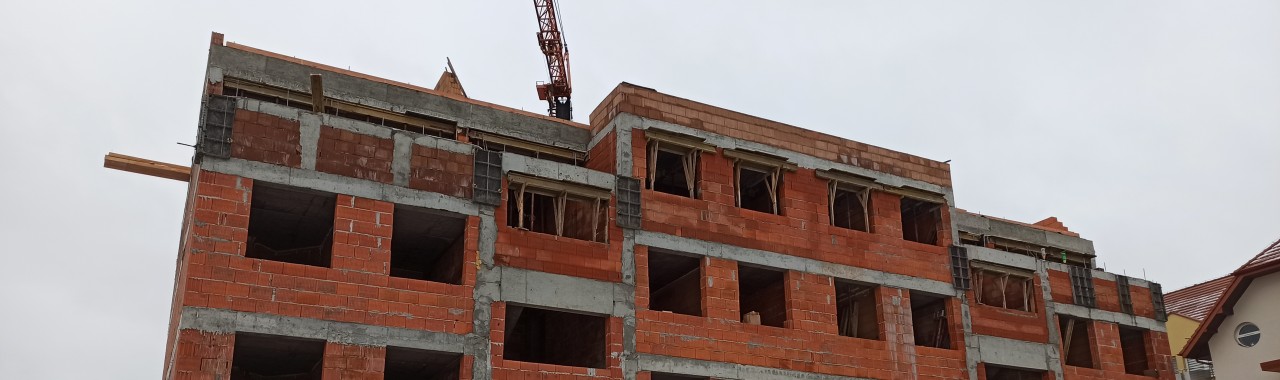 Postęp prac budowlanych na inwestycji w Pyskowicach przy ul. Poniatowskiego
