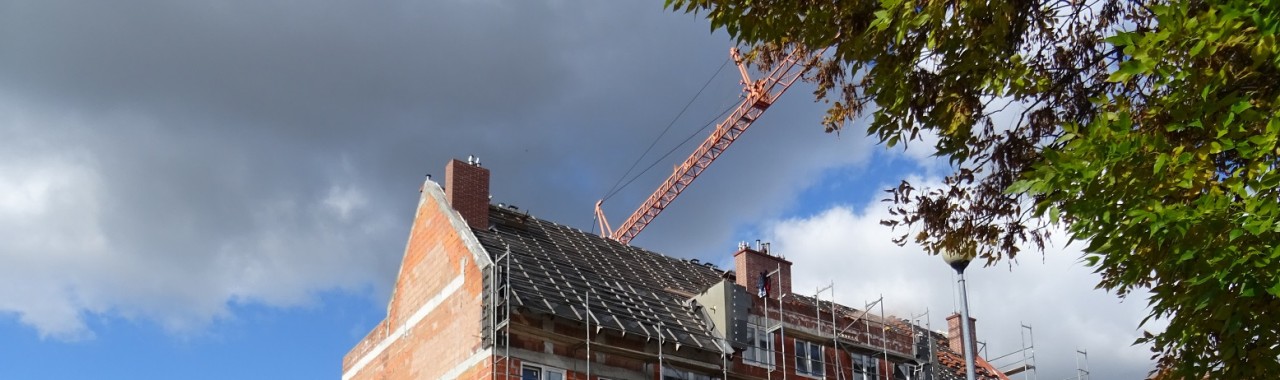 Postęp prac budowlanych na inwestycji w Pyskowicach przy ul. Poniatowskiego