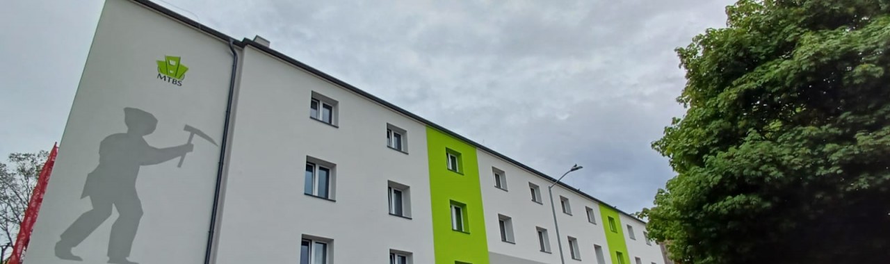 Postęp prac budowlanych na budynku przy ul. Kościuszki 11,11a,11b